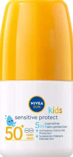 NIVEASUN Solskydd Kids Sensitive Sun Roll-On SPF50+ 50 ml