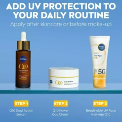 NIVEASUN UV Face Anti-Age Q10 Cream SPF 50+ 40 ml
