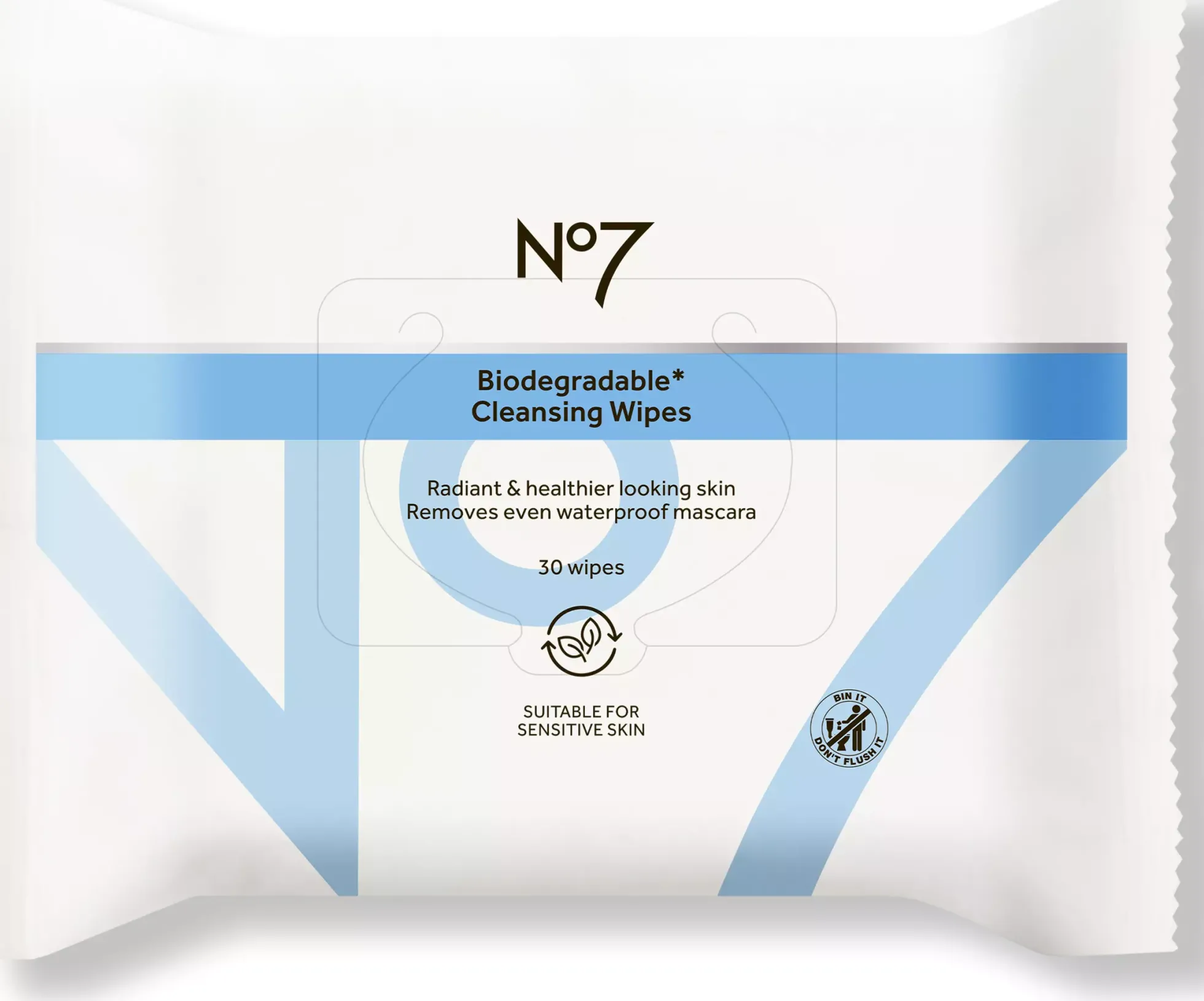 No7Essential Cleansing Biodegradable Wipes 30 st