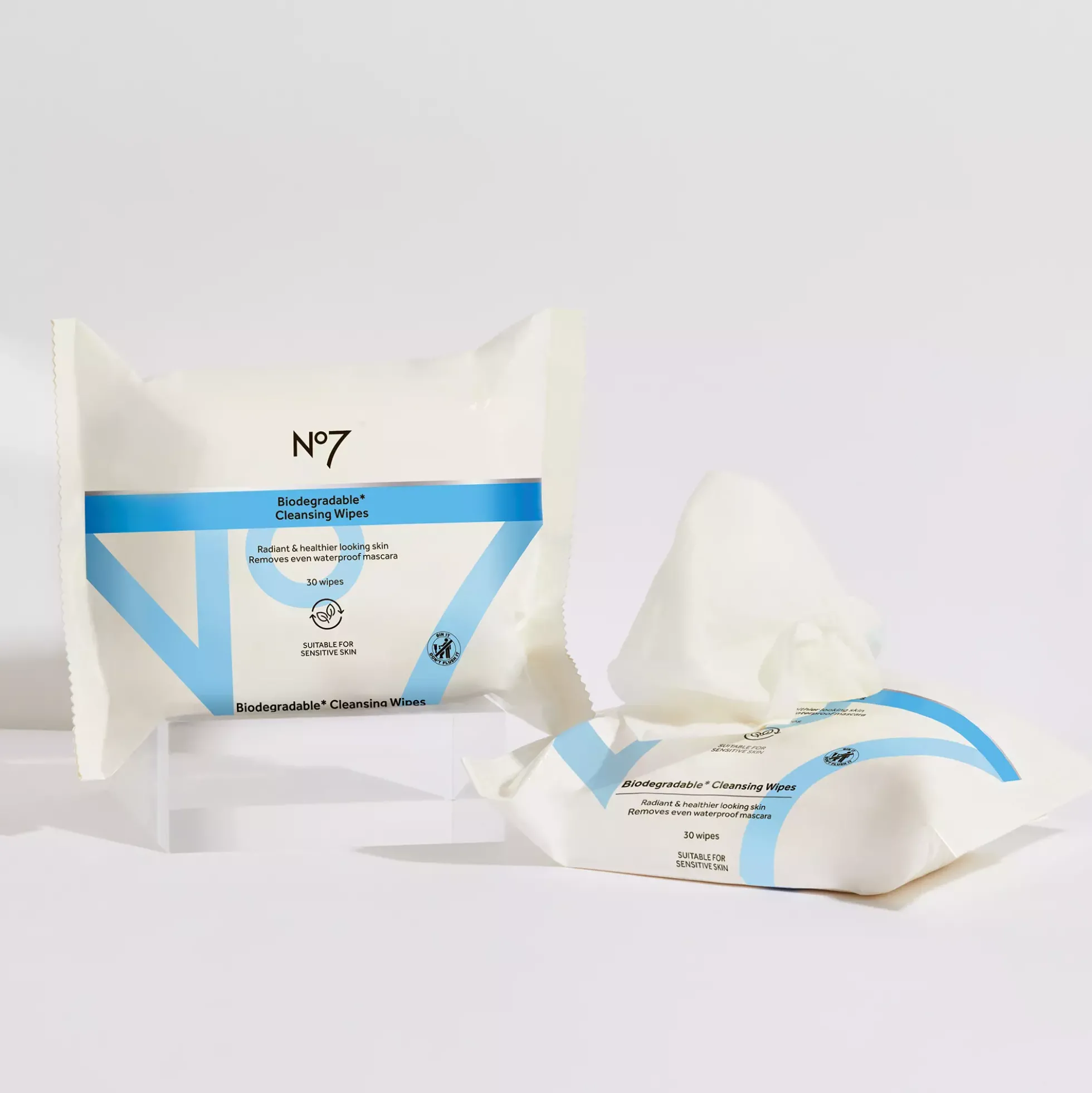 No7Essential Cleansing Biodegradable Wipes 30 st