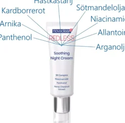 NovaclearRedless Soothing Night Cream 50 ml
