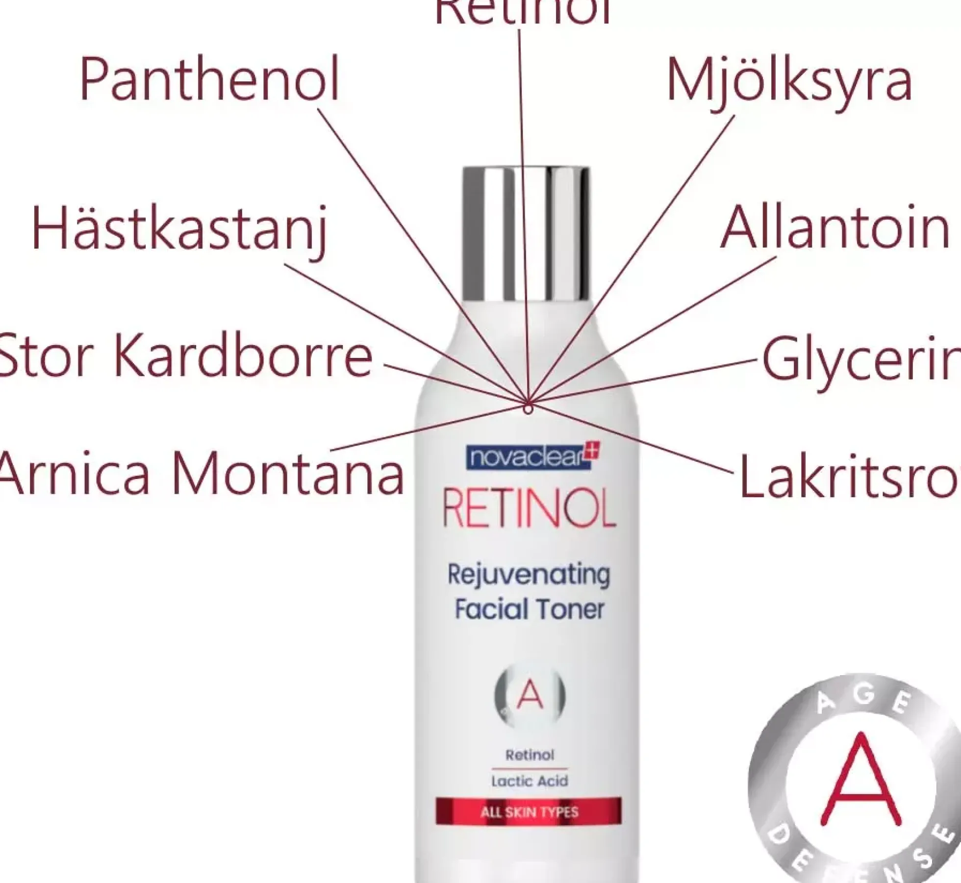Novaclear Retinol Facial Toner 100 ml