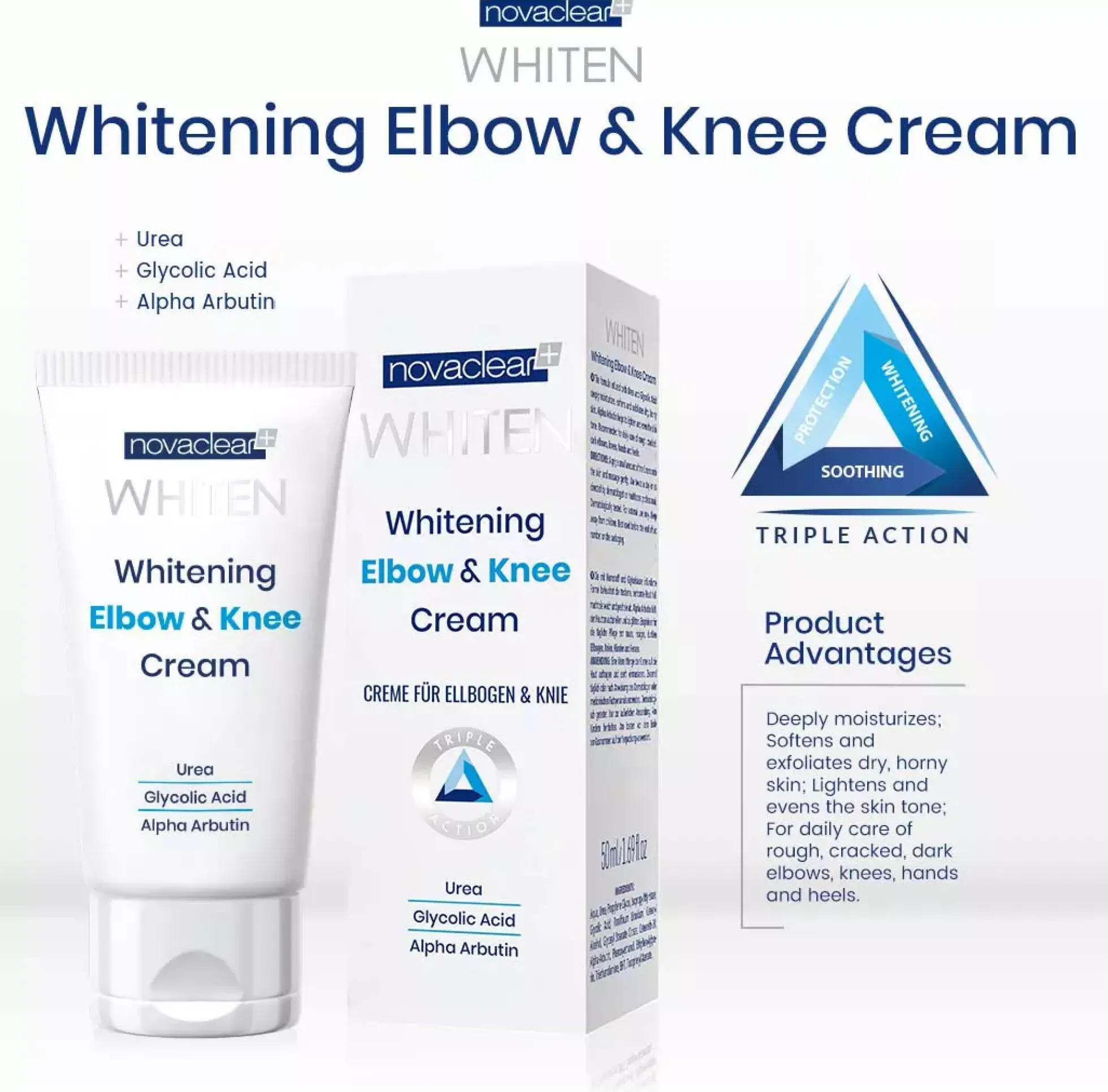Novaclear Whitening Elbow & Knee Cream 50 ml