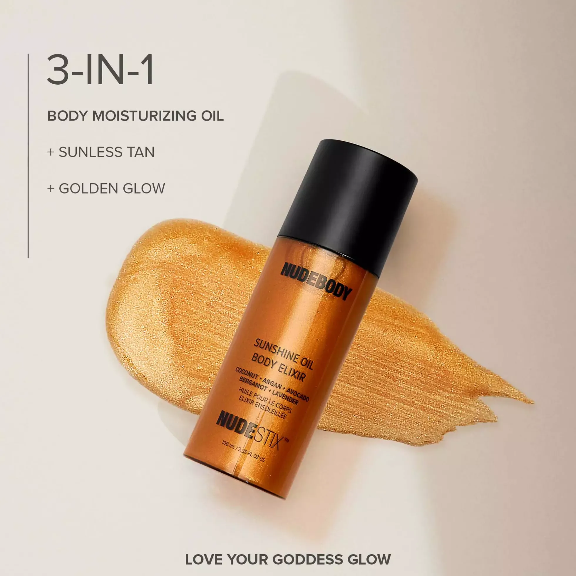 Nudestix Nudebody Sunshine Gold Body Elixir 100 ml