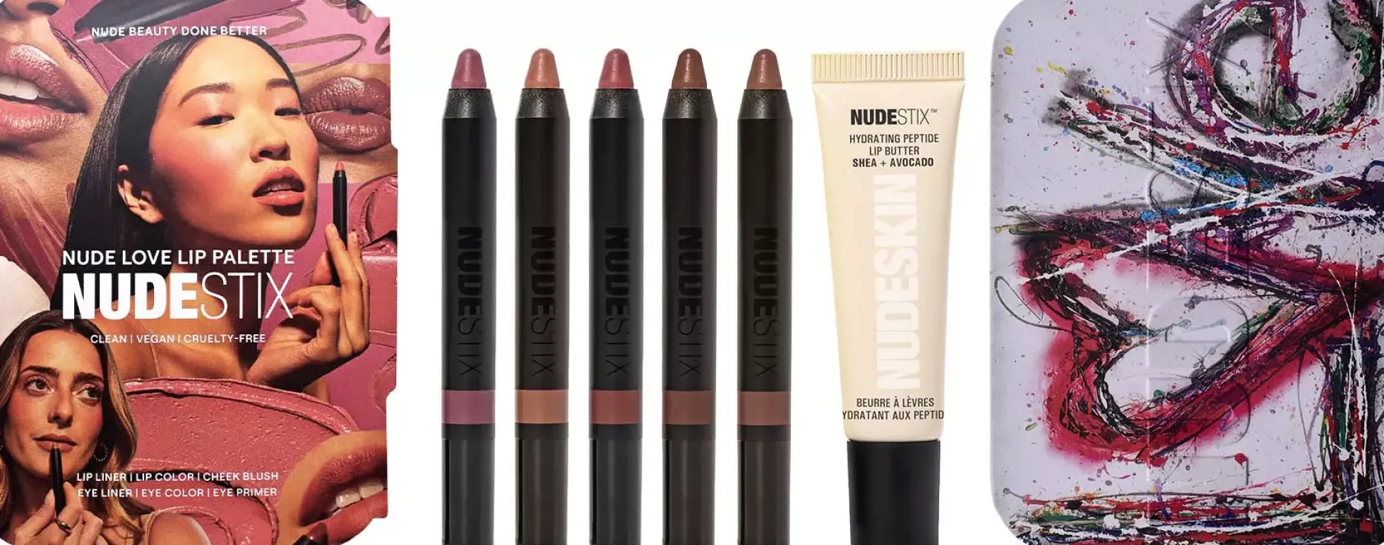 Nudestix Nudelove Lip Palette