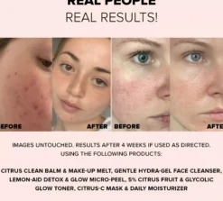 Nudestix 3-Step Citrus Skin Renewal - Makeup (Melt, Micro-peel, Moisturizer)