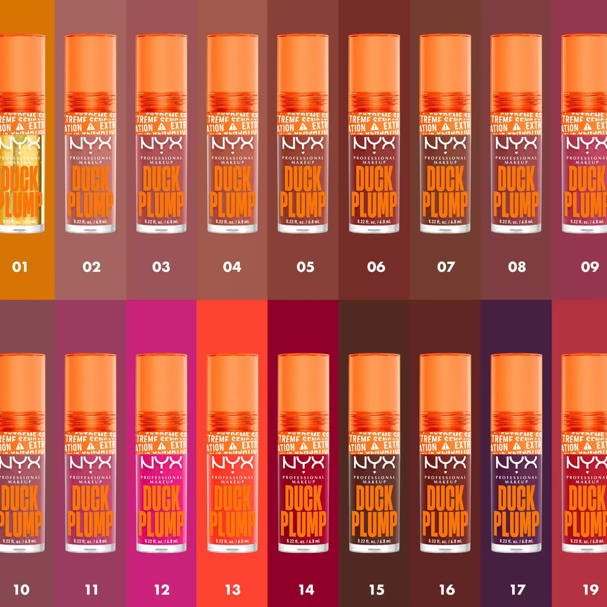 NYX PROFESSIONAL MAKEUP Duck Plump Lip Lacquer 01 Clearly Spicy
