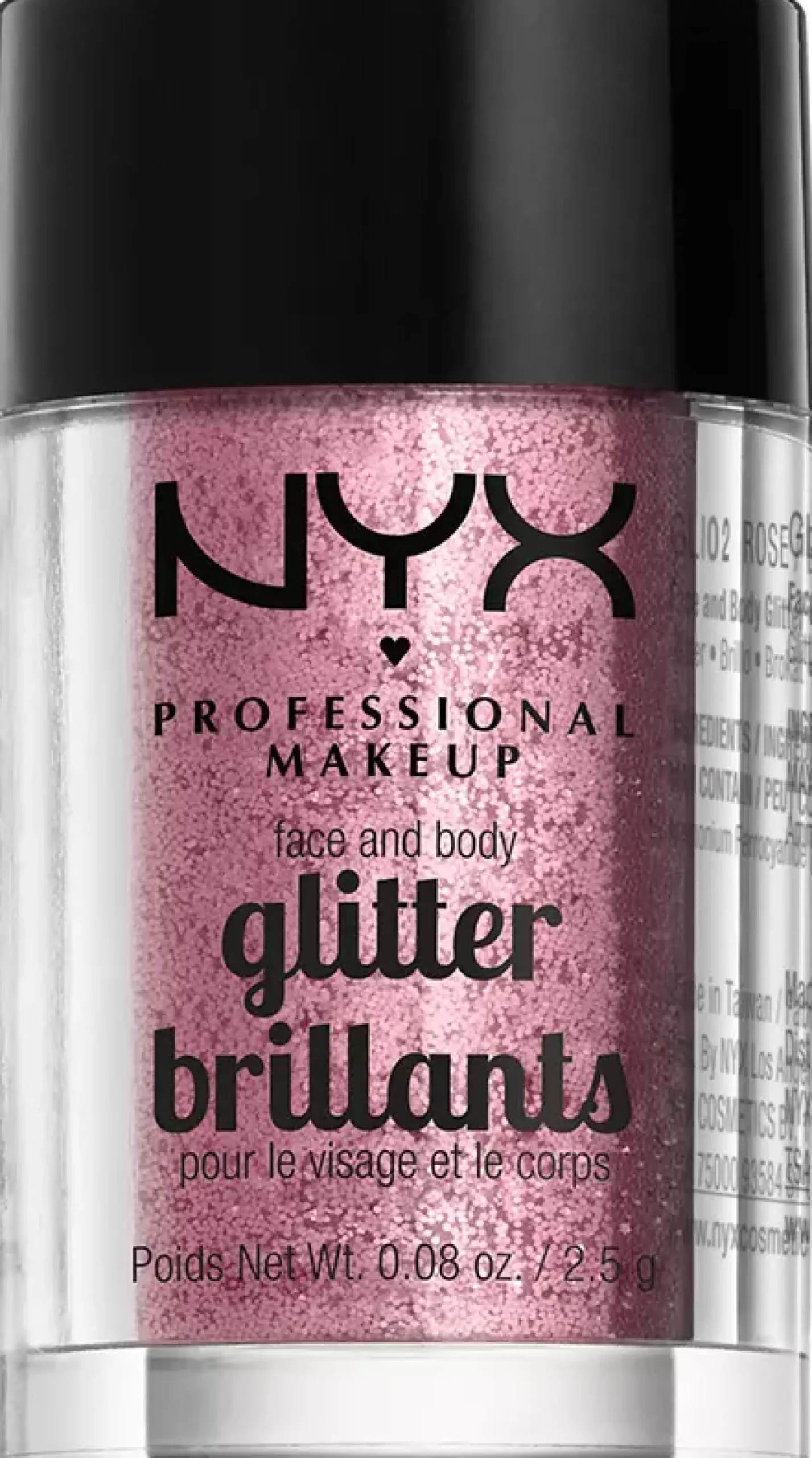 NYX PROFESSIONAL MAKEUP Face & Body Glitter Rose