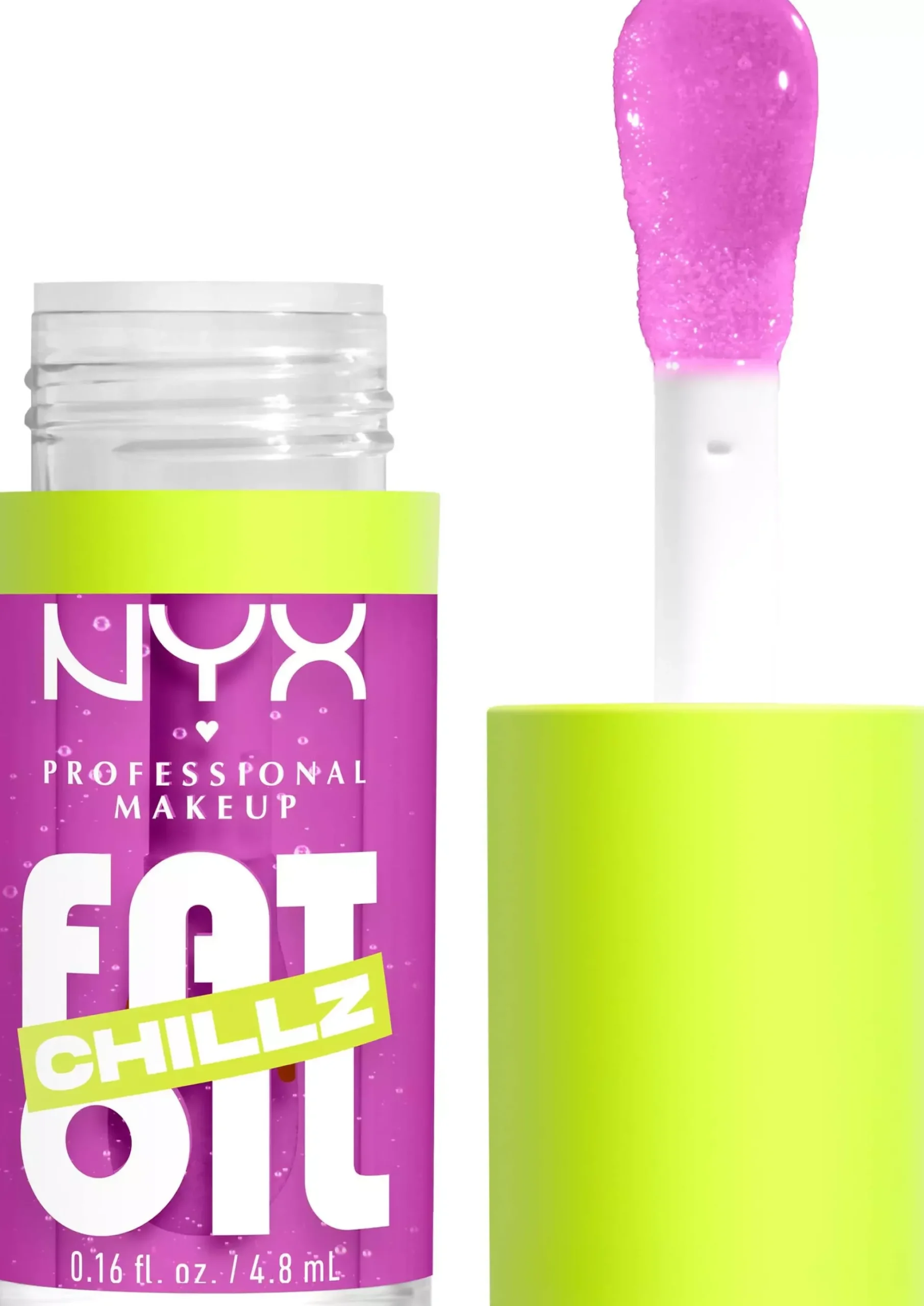 NYX PROFESSIONAL MAKEUP Fat Oil Chillz Lip Drip Lip Oil 16 Strawberry Slush
