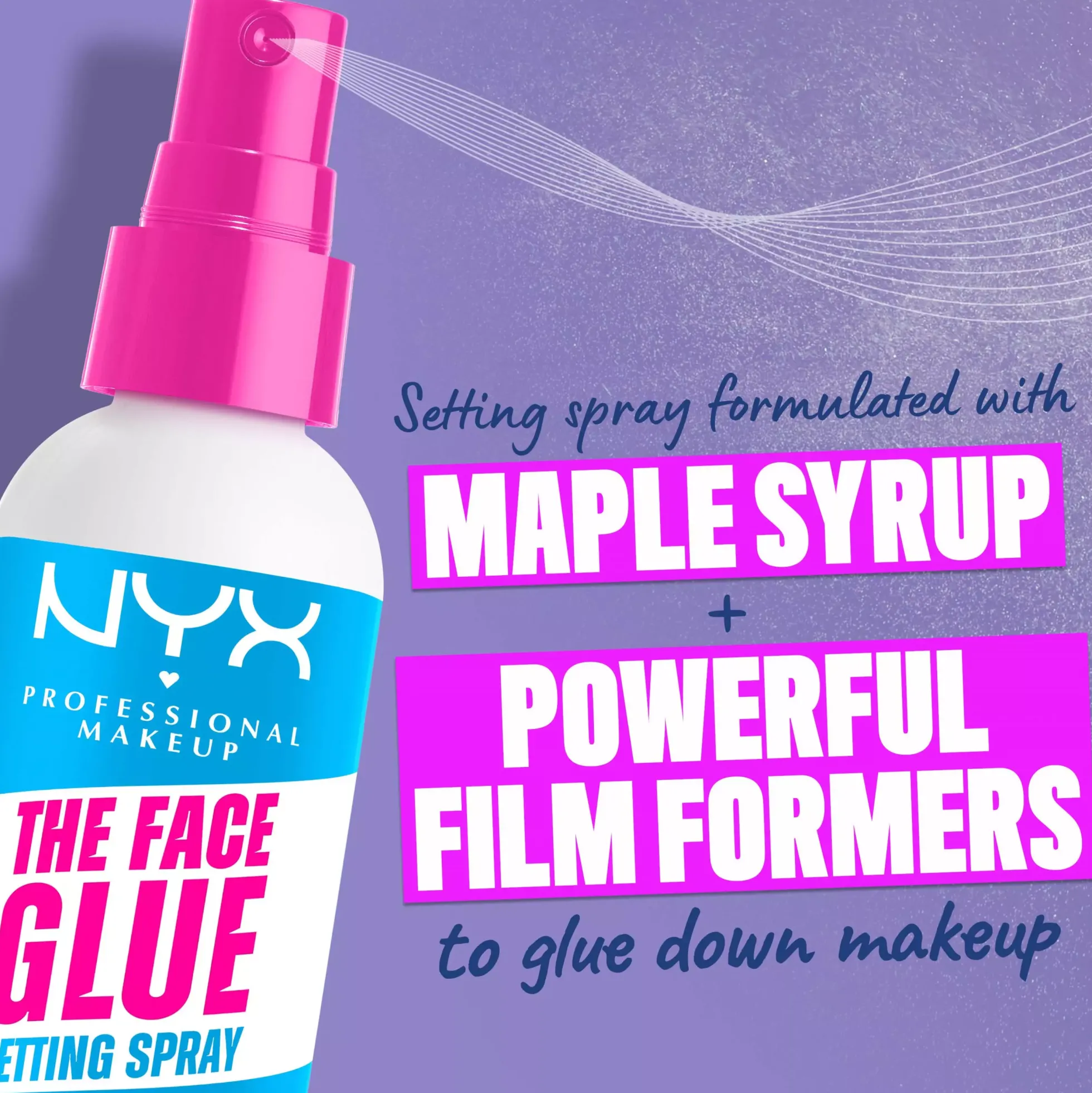 NYX PROFESSIONAL MAKEUP The Face Glue Setting Spray 60 ml