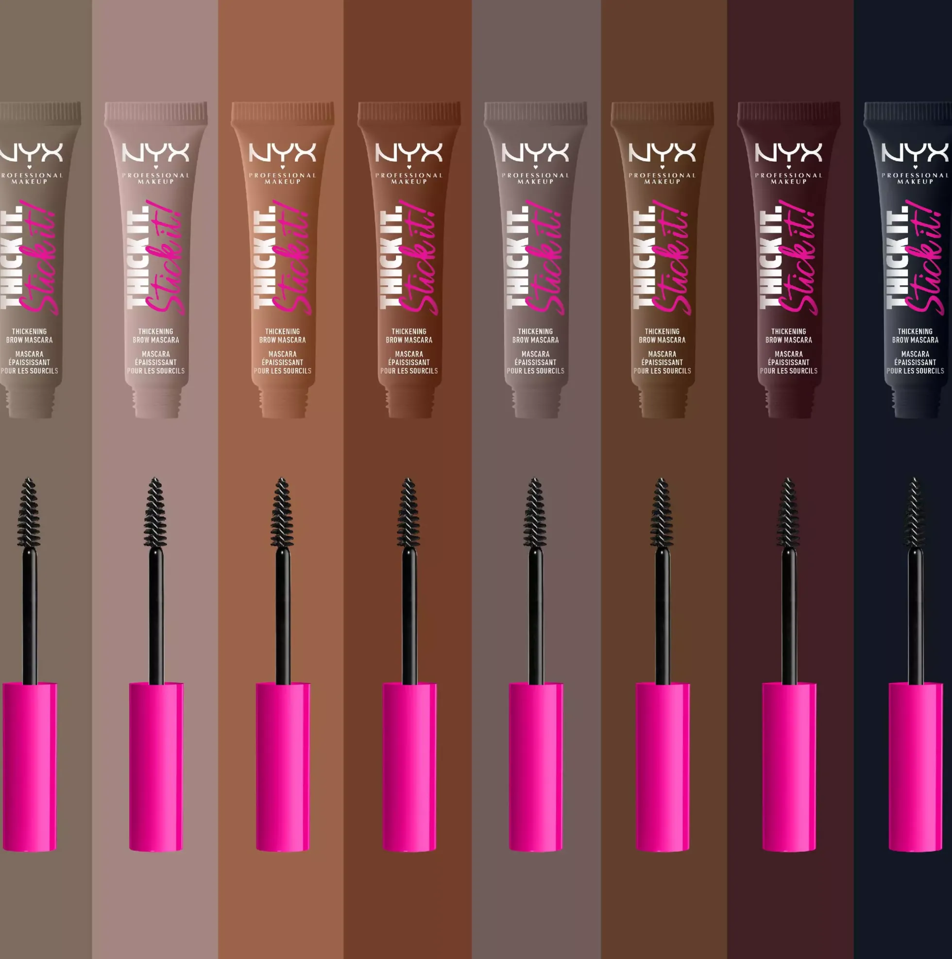 NYX PROFESSIONAL MAKEUP Thick it. Stick it! Brow Mascara Taupe
