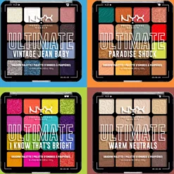 NYX PROFESSIONAL MAKEUP Ultimate Shadow Palette 04W I Know Thats Bright