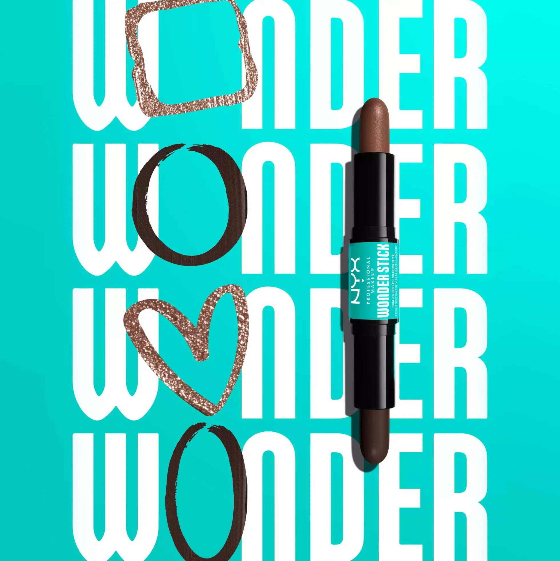 NYX PROFESSIONAL MAKEUP Wonder Stick Dual-Ended Face Shaping Stick 02 Universal Light