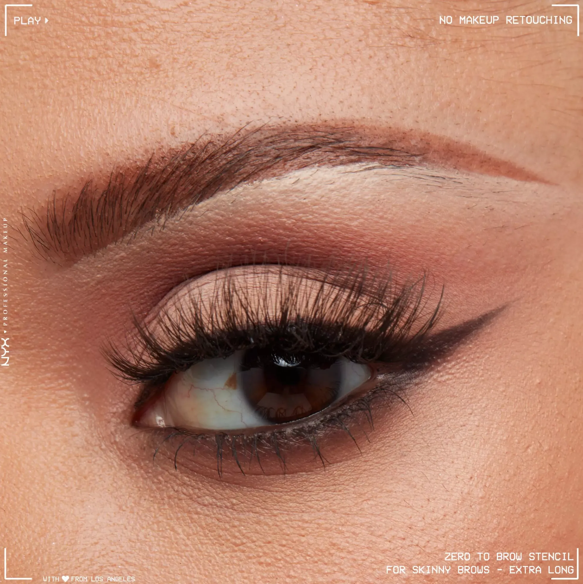 NYX PROFESSIONAL MAKEUP Zero to Brow Stencil Skinny Brows