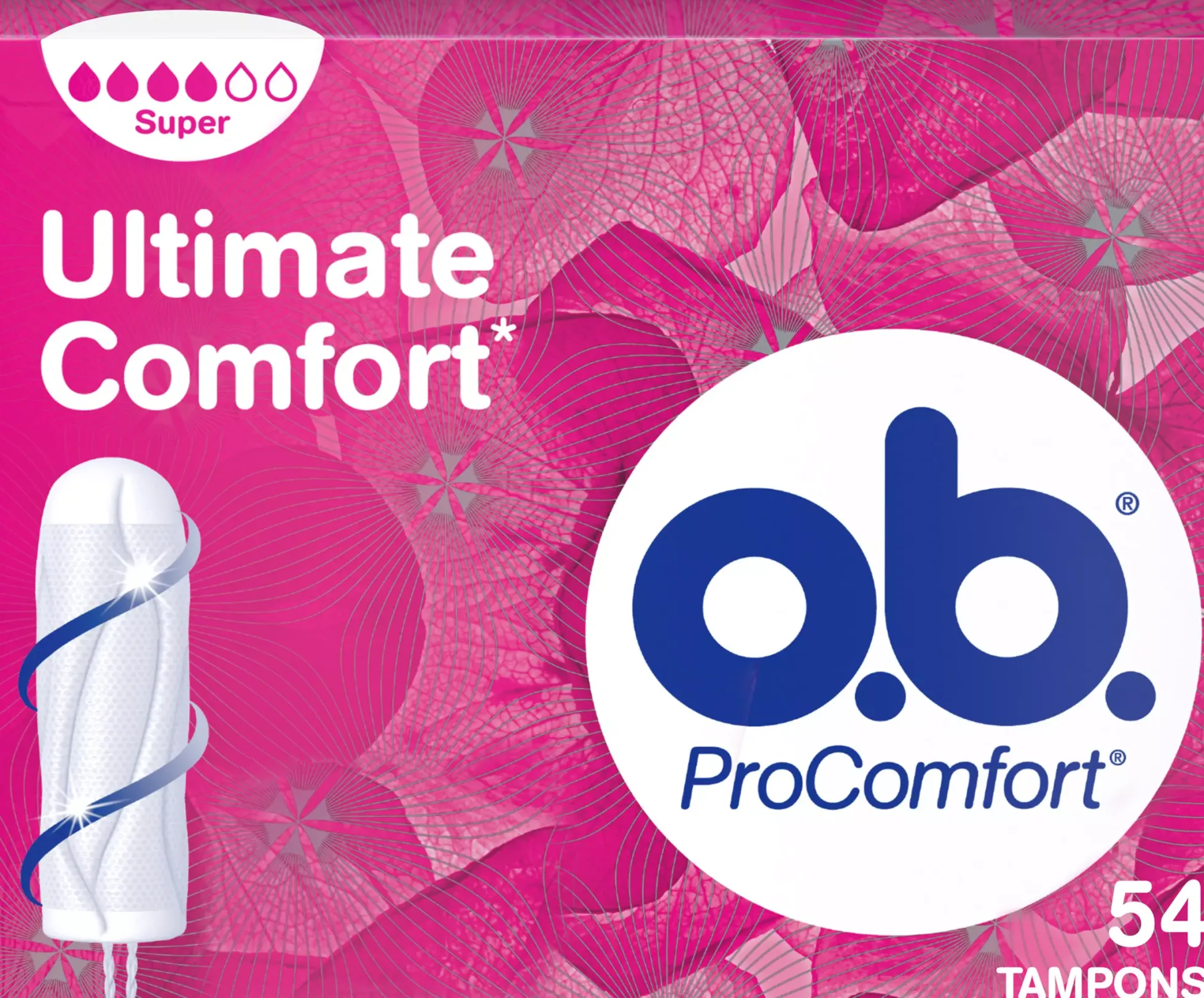 O.B. ProComfort Super 54 pcs