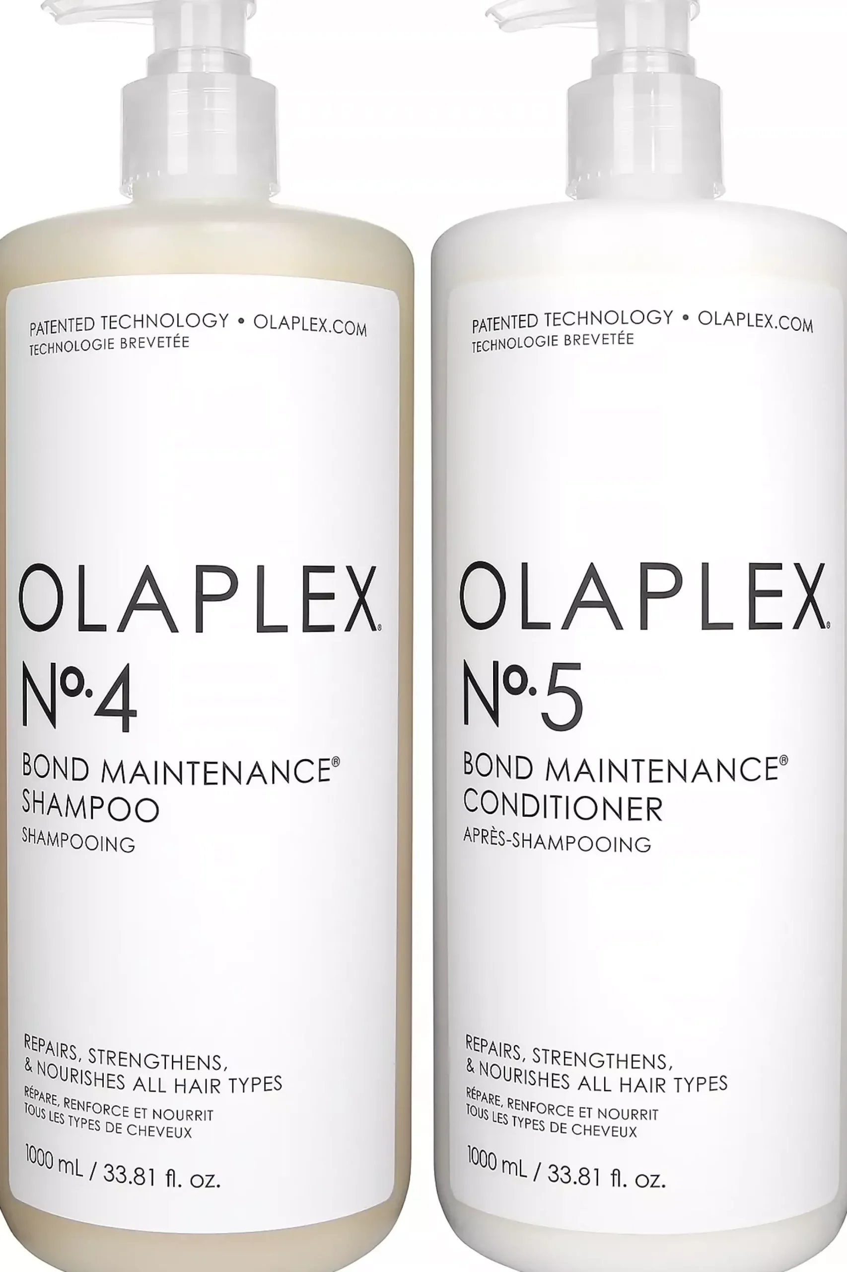 Olaplex Bond Maintenance Bundle No.4 Shampoo 1000 ml & No.5 Conditioner 1000 ml