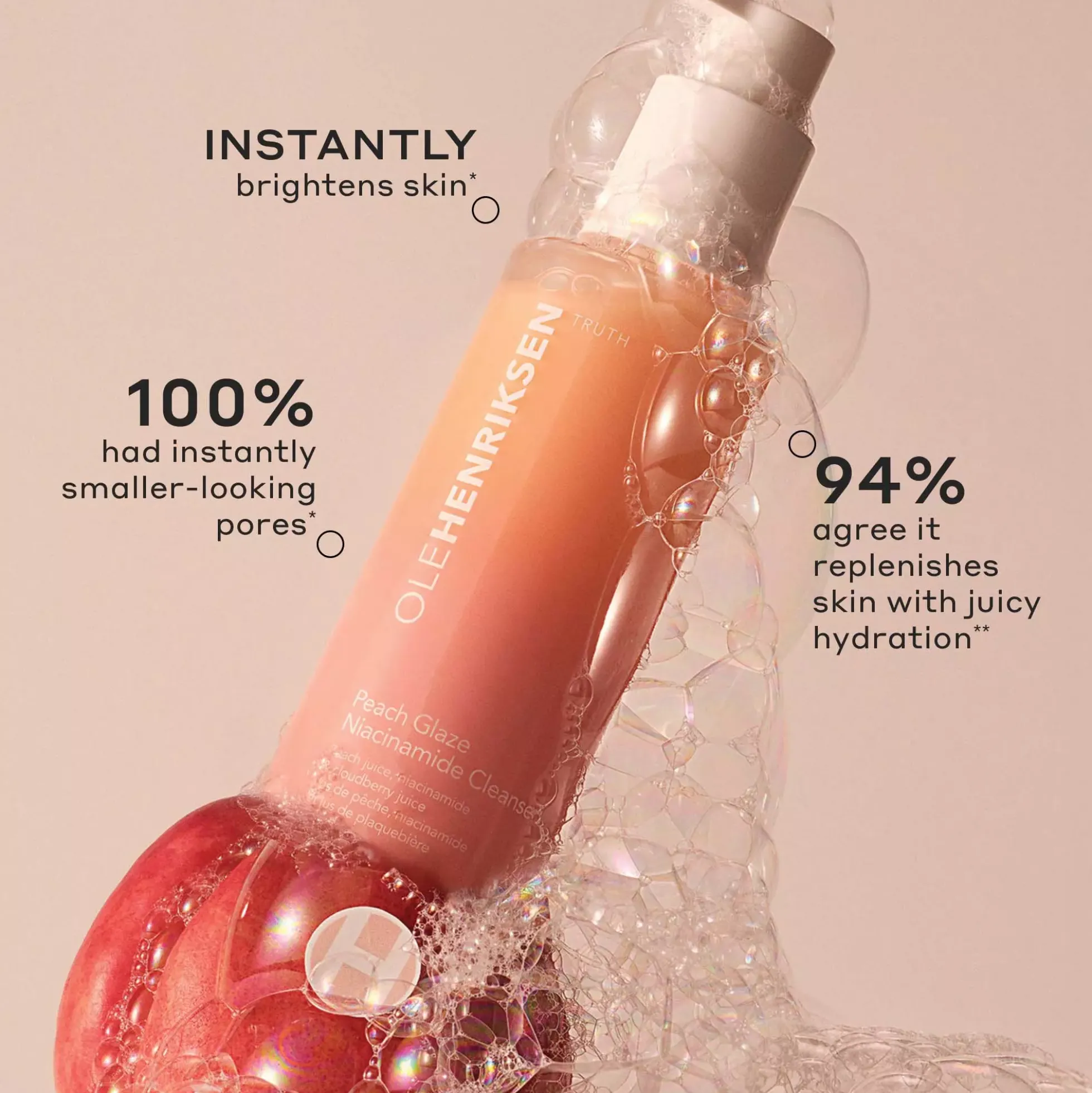 Ole HenriksenTruth Peach Glaze Niacinamide Cleanser 148 ml