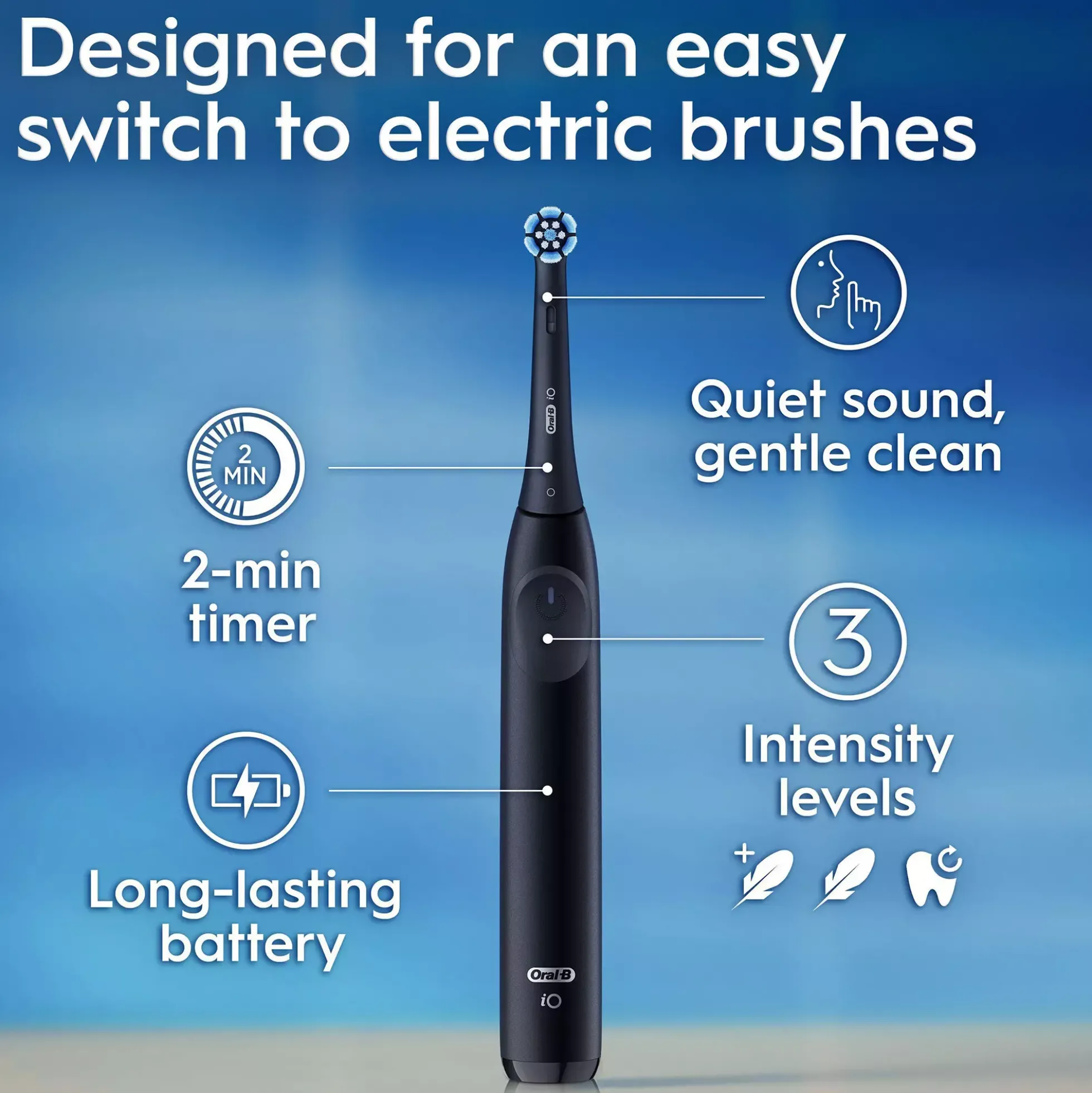 Oral B iO 2 Electric Toothbrush Black