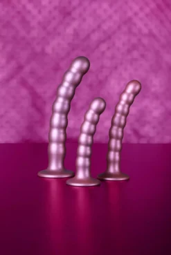 Ouch! by Shots Beaded Silicone G-Spot Dildo 13 cm