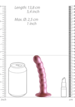 Ouch! by Shots Beaded Silicone G-Spot Dildo 13 cm