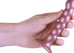 Ouch! by Shots Beaded Silicone G-Spot Dildo 16,5 cm