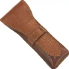 Parker Shaving Leather Pouch Brown for Safety Razors