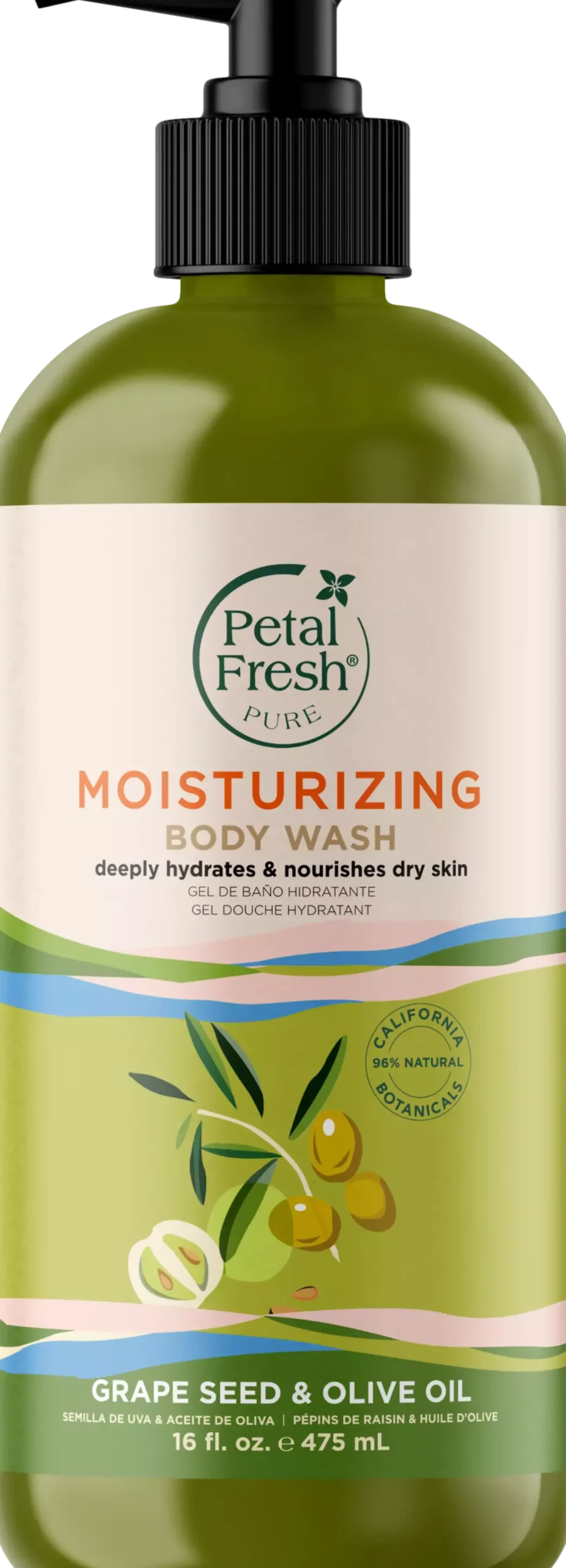 Petal FreshPure Grape Seed & Olive Oil Body Wash 473 ml
