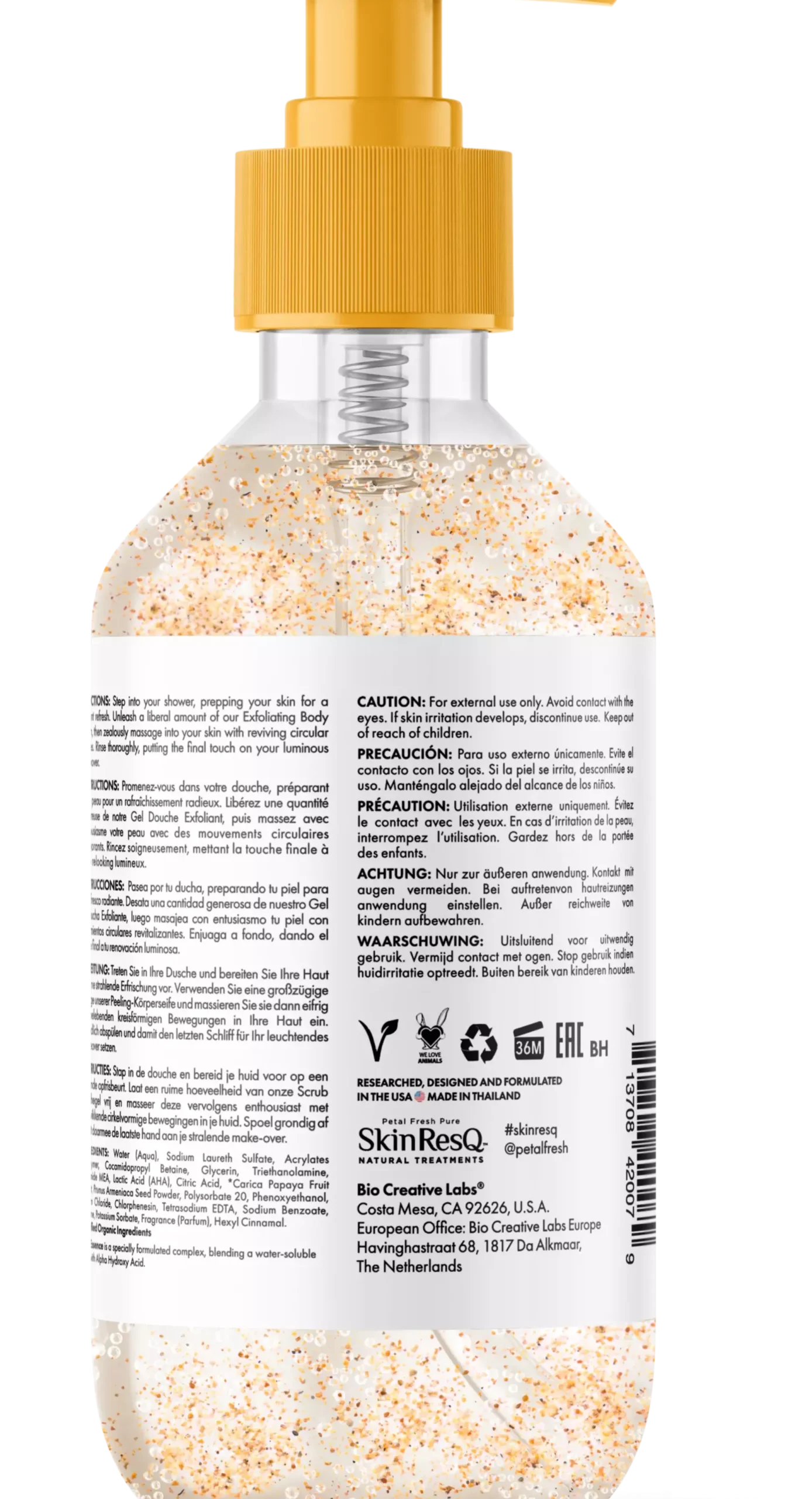 Petal FreshSkin ResQ Skin ResQ Exfoliating Body Wash 473 ml