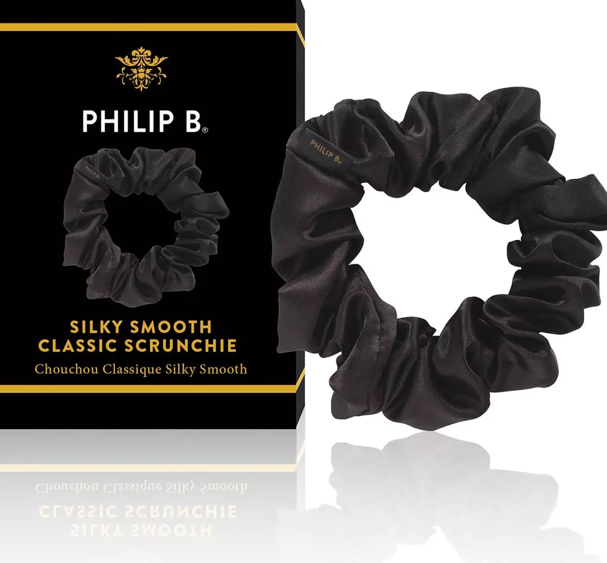 Philip B Classic Scrunchie Black