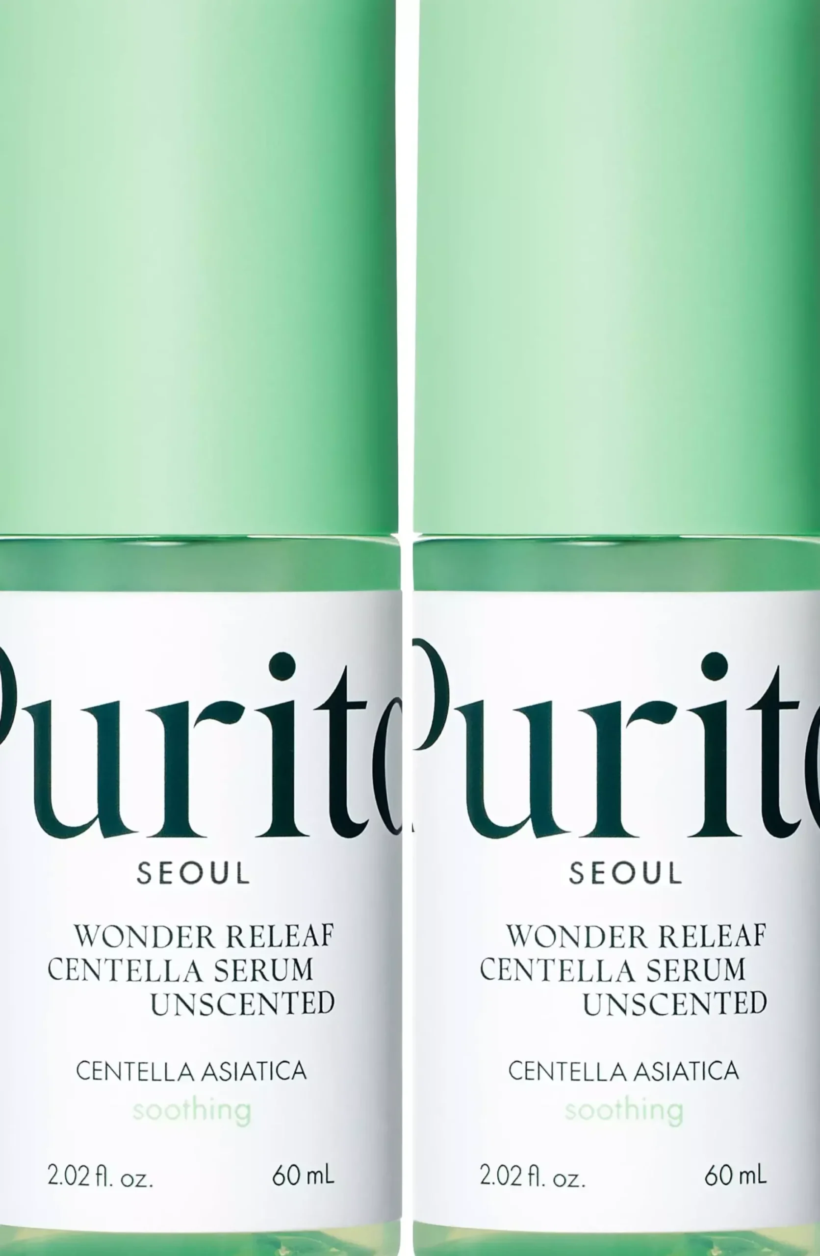 Purito Wonder Releaf Centella Serum Unscented Duo 2x60 ml