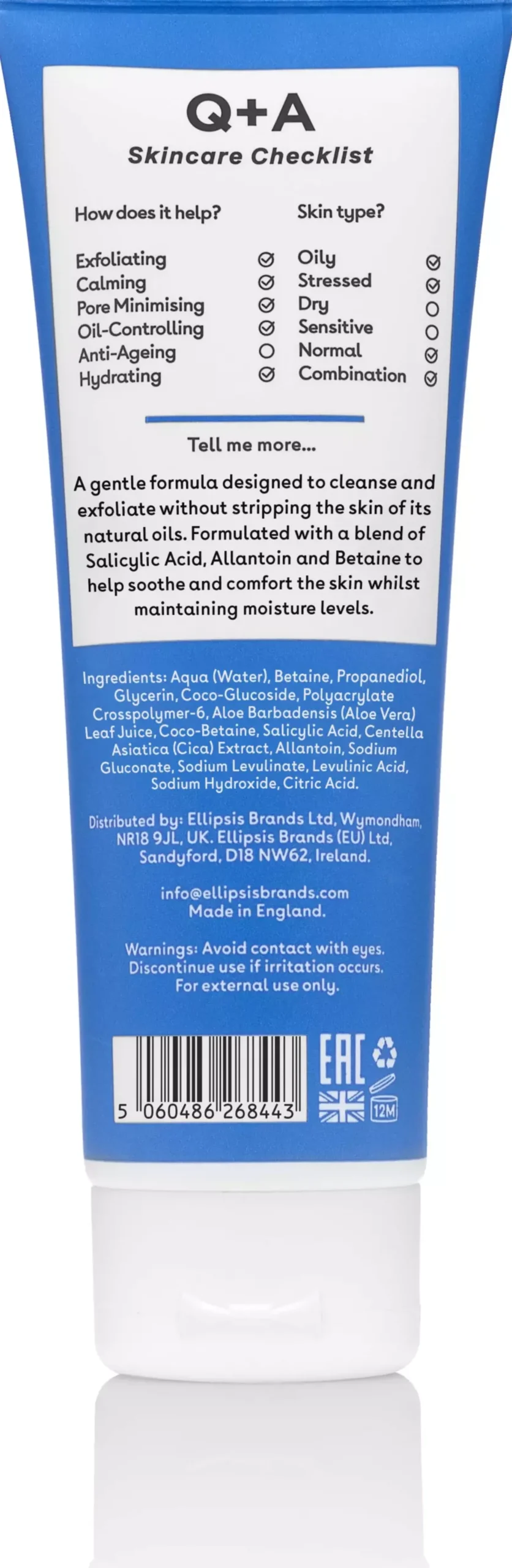 Q+A Salicylic Acid Cleanser 125 ml