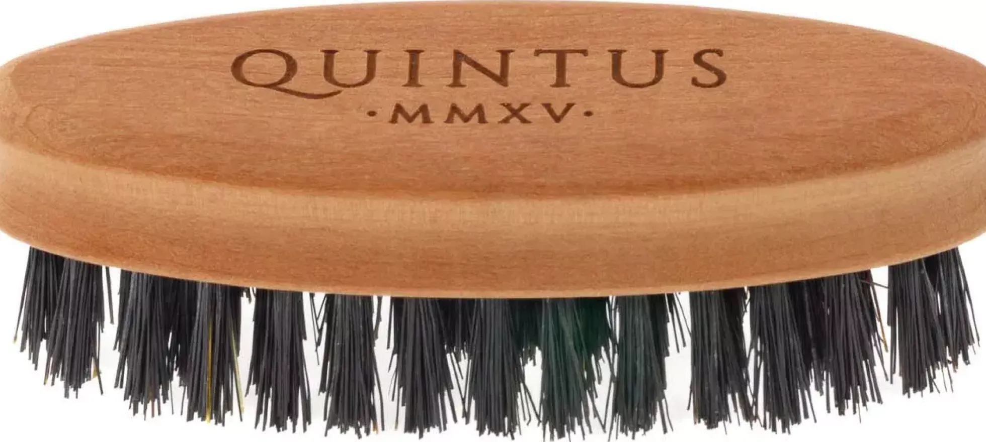 Quintus MMXV Small Beard Brush Pearwood Wild Boar Bristles