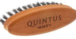 Quintus MMXV Small Beard Brush Pearwood Wild Boar Bristles