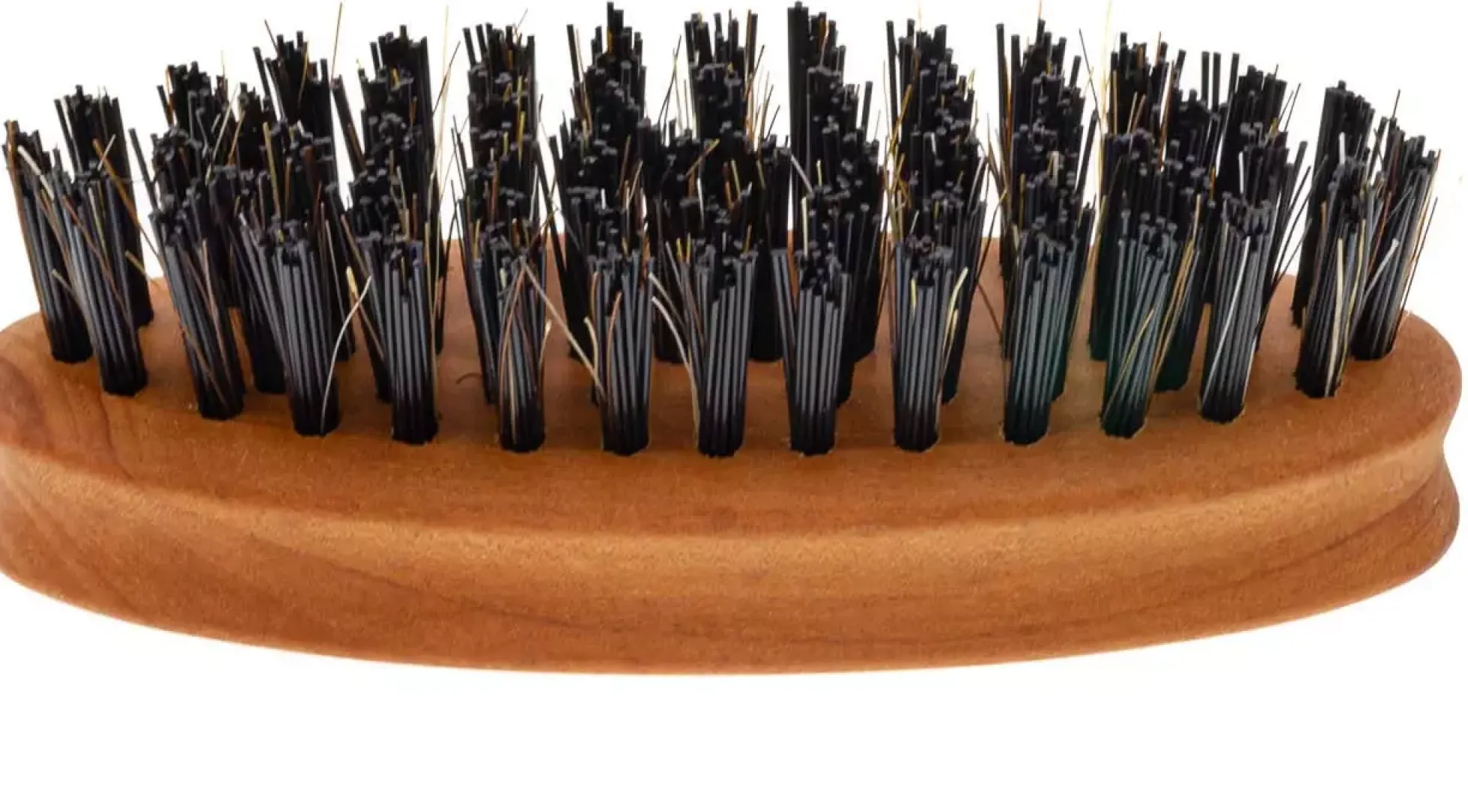 Quintus MMXV Small Beard Brush Pearwood Firm Nylon and Horse Hair Mix