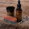 Quintus MMXV Small Vegan Beard Brush Pearwood Tampico Fibers