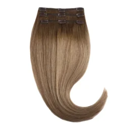 Rapunzel of Sweden Classic Clip-ins Straight / Light Volume / 3 pieces 50 cm Brownish Blonde Balayage B5.0/8.3
