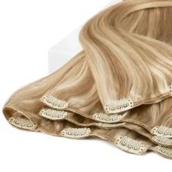 Rapunzel of Sweden Classic Clip-ins Straight / Medium Volume / 7 pieces60 cm M7.3/10.8 Cendre Ash Blonde Mix