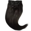 Rapunzel of Sweden Classic Clip-ins Straight / Medium Volume / 7 pieces 50 cm 1.2 Black Brown