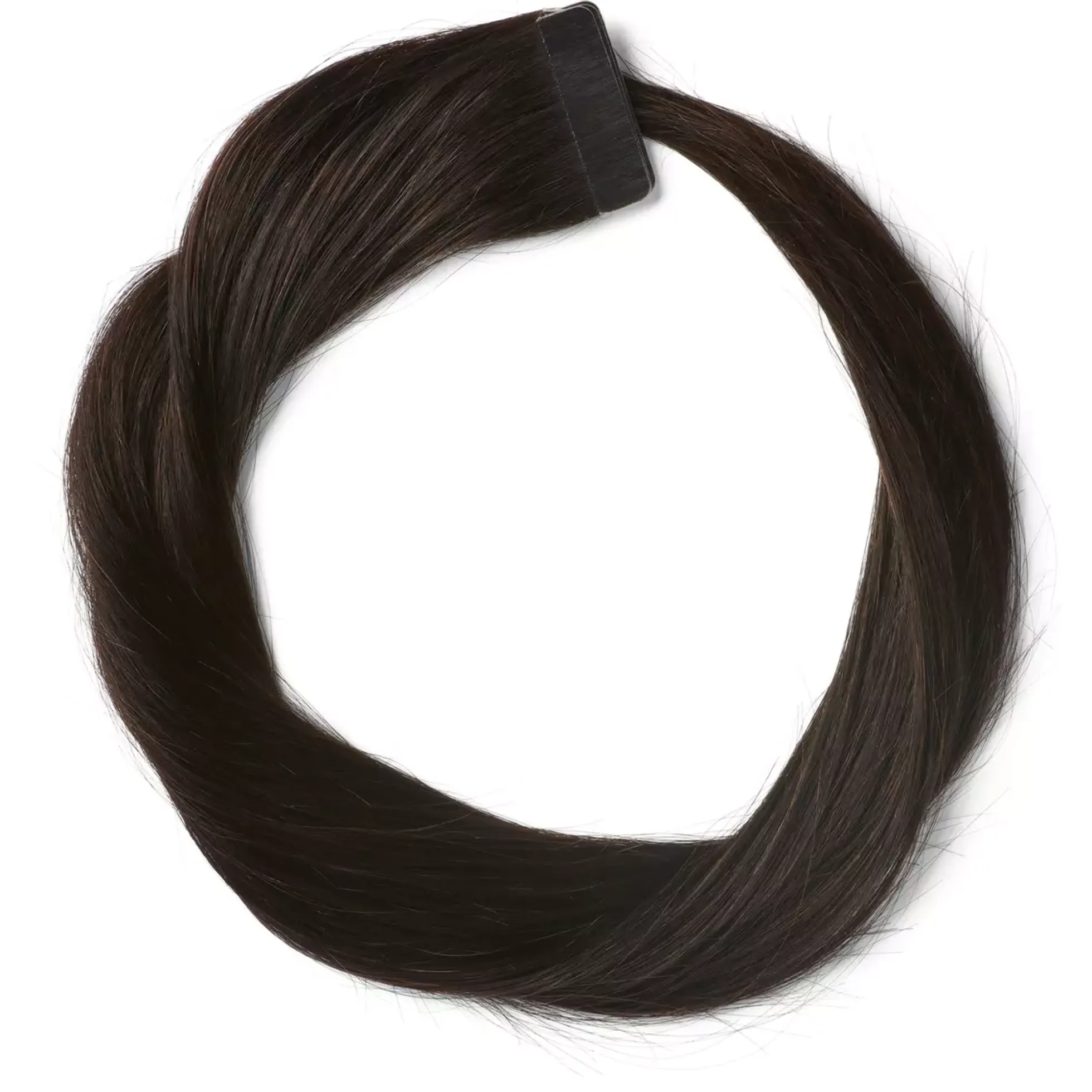 Rapunzel of SwedenClassic 4 Premium Tape Extensions Straight / Classic Tape 4 cm / 8 pieces 40 cm 1.2 Black Brown