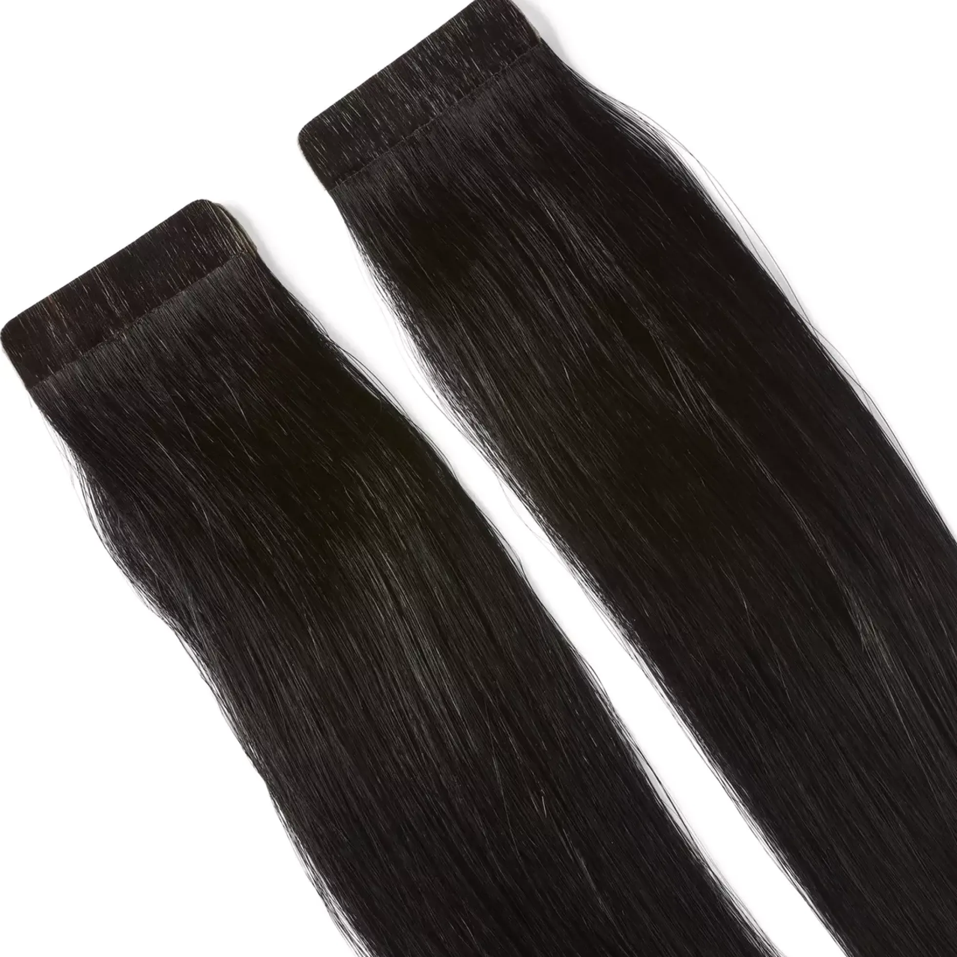 Rapunzel of SwedenClassic 4 Premium Tape Extensions Straight / Classic Tape 4 cm / 8 pieces 40 cm 1.0 Black