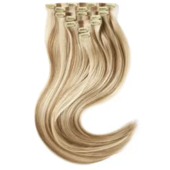 Rapunzel of Sweden Invisible Clip-ins Straight / Medium Volume / 7 pieces cm M7.3/10.8 Cendre Ash Blonde Mix 50