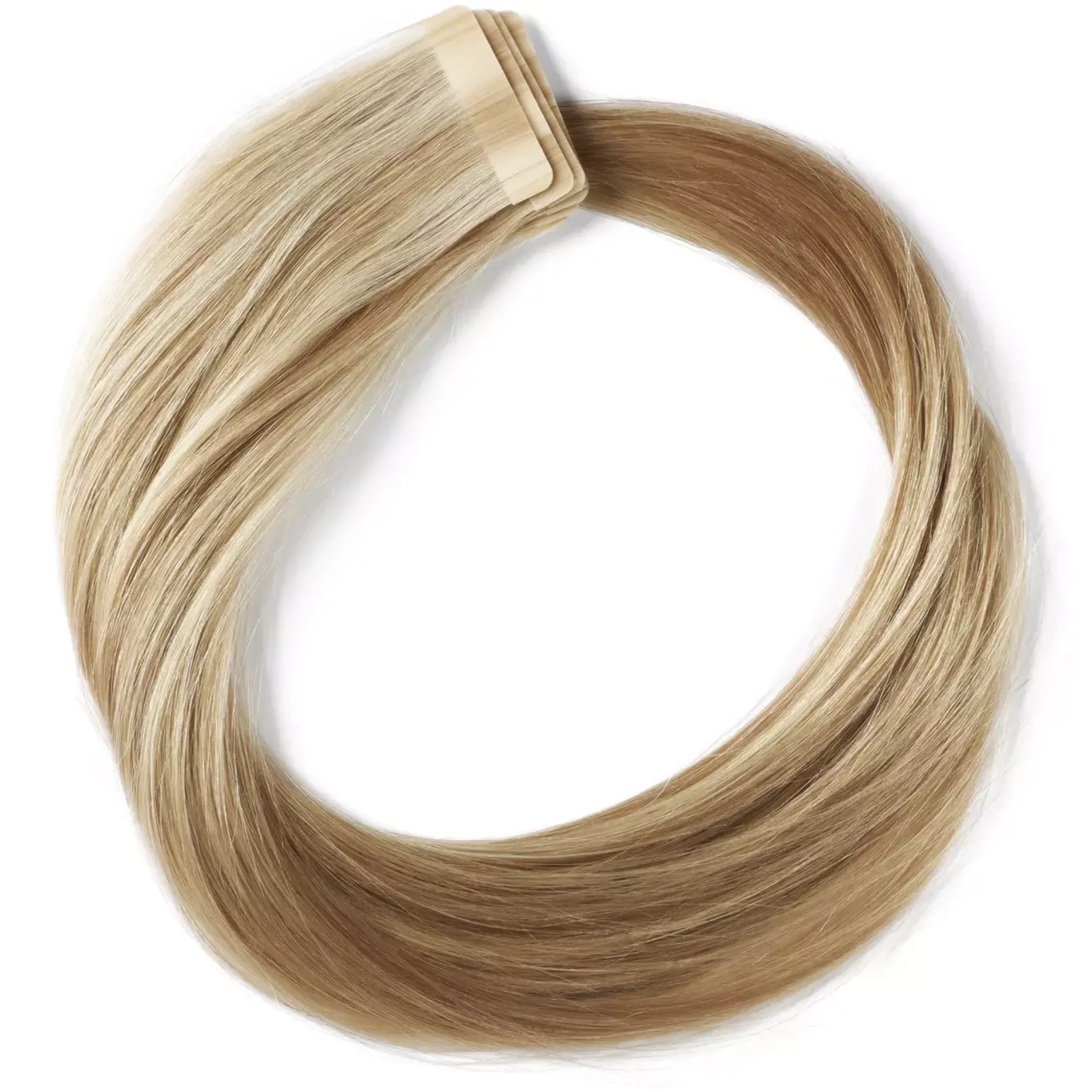Rapunzel of Sweden Premium Tape Extensions Straight / Classic Tape 4 cm / 8 pieces 50 cm M7.3/10.8 Cendre Ash Blonde Mix