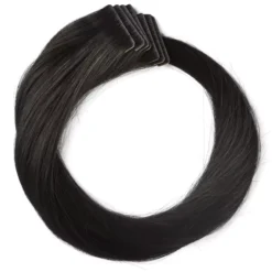 Rapunzel of Sweden Premium Tape Extensions Straight / Seamless Tape 4 cm / 8 pieces 50 cm 1.0 Black