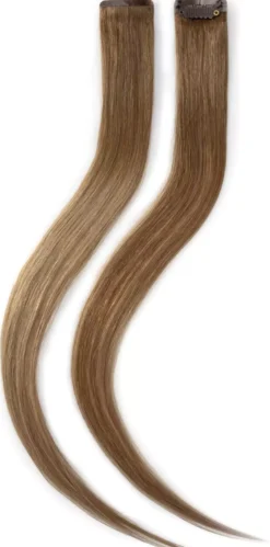 Rapunzel of Sweden Single Invisible Clip-ins Straight / 2 pieces 40 cm Brownish Blonde Balayage B5.0/8.3