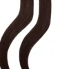 Rapunzel of Sweden Single Invisible Clip-ins Straight / 2 pieces 40 cm 2.3 Chocolate Brown