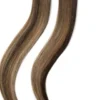 Rapunzel of Sweden Single Invisible Clip-ins Straight / 2 pieces 40 cm Hazelnut Caramel Balayage B2.3/5.0