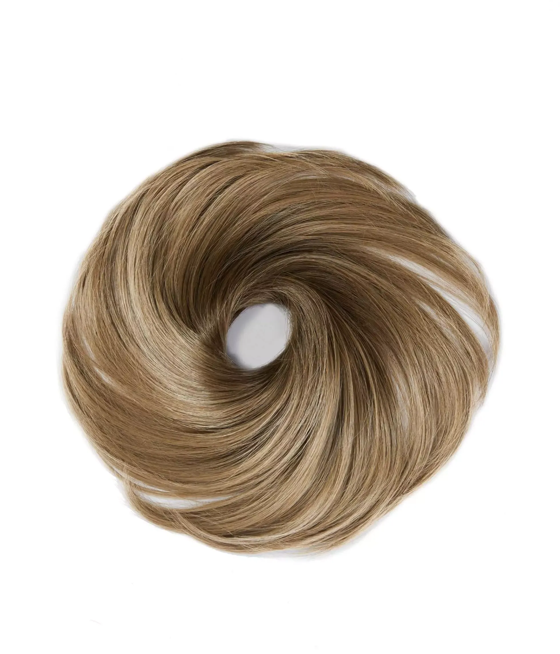 Rapunzel of Sweden Vegan Hair Scrunchie 20 cm Brown Ash Blonde Balayage B5.1/7.3