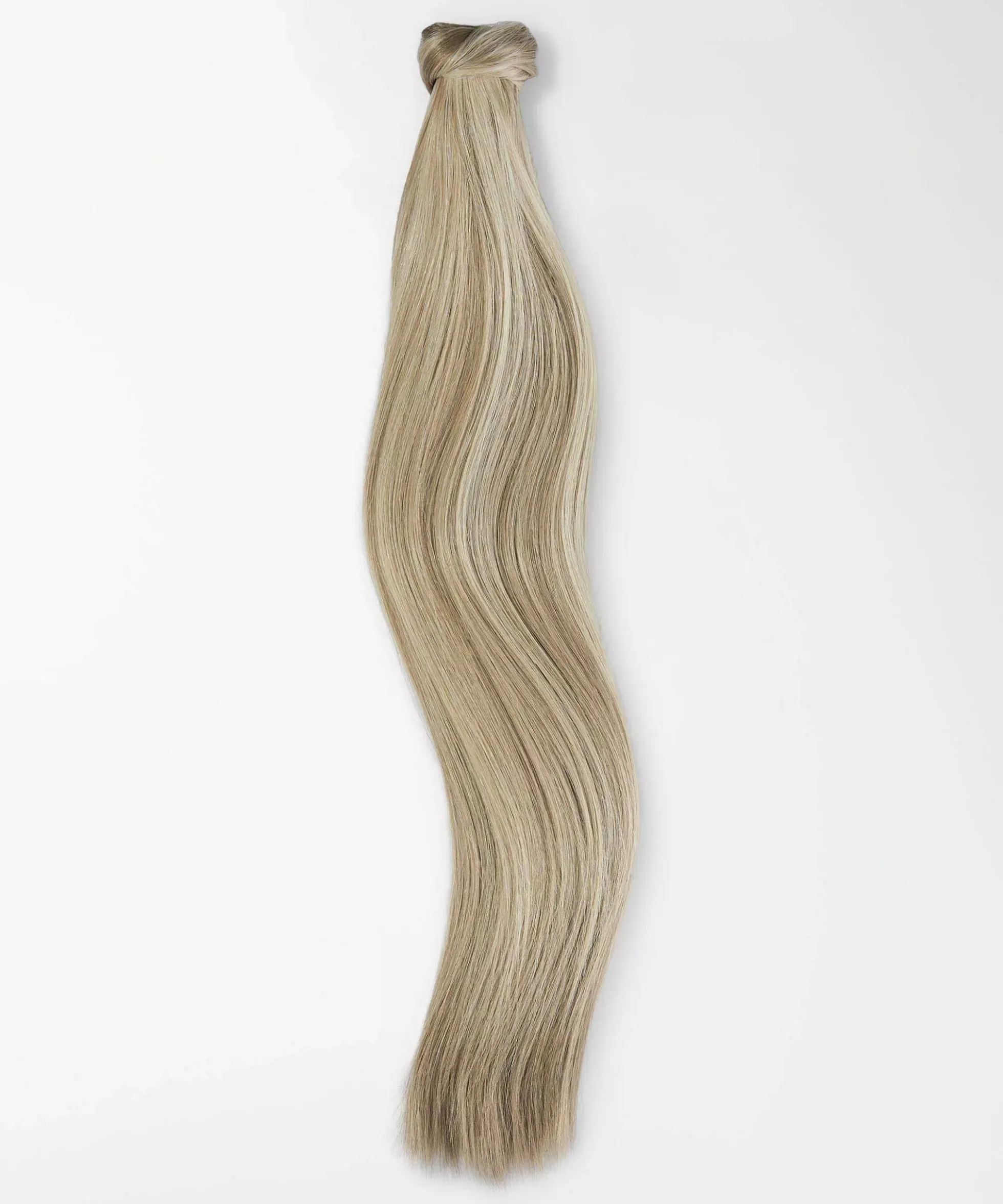 Rapunzel of Sweden Vegan Ponytail Straight / Clip-in / Medium Volume 40 cm M7.3/10.8 Cendre Ash Blonde Mix