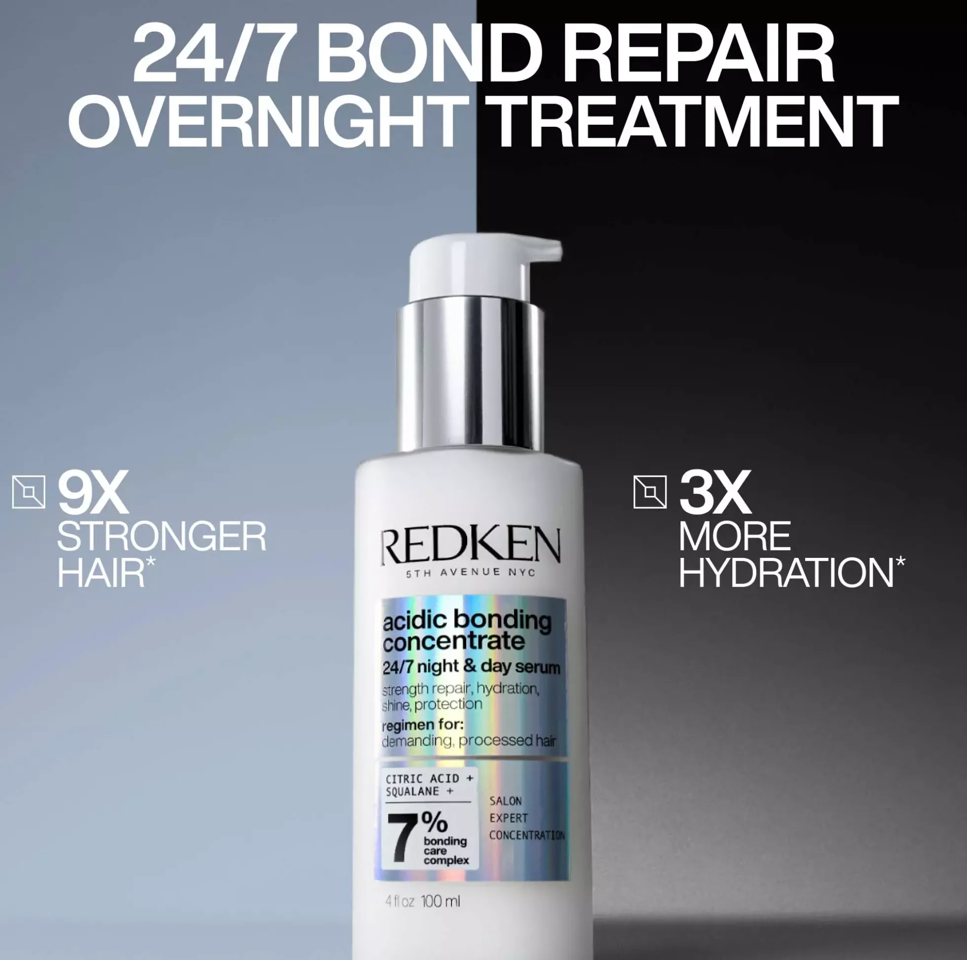 RedkenAcidic Bonding Concentrate 24/7 Night & Day Serum 100 ml