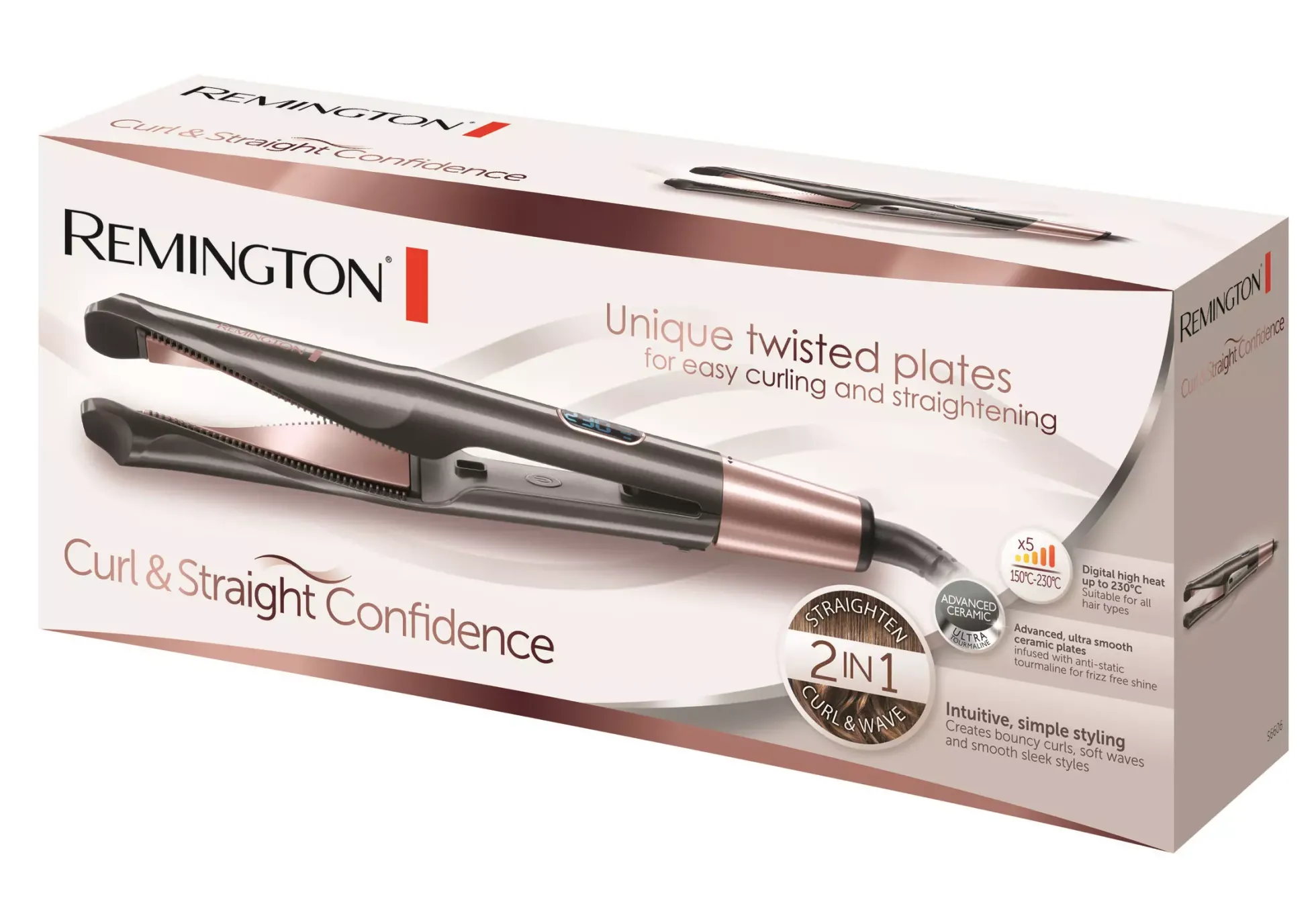 RemingtonCurl & Straight Confidence Tong